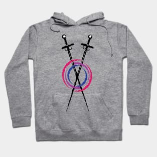 Bisexual Pride Swords Hoodie